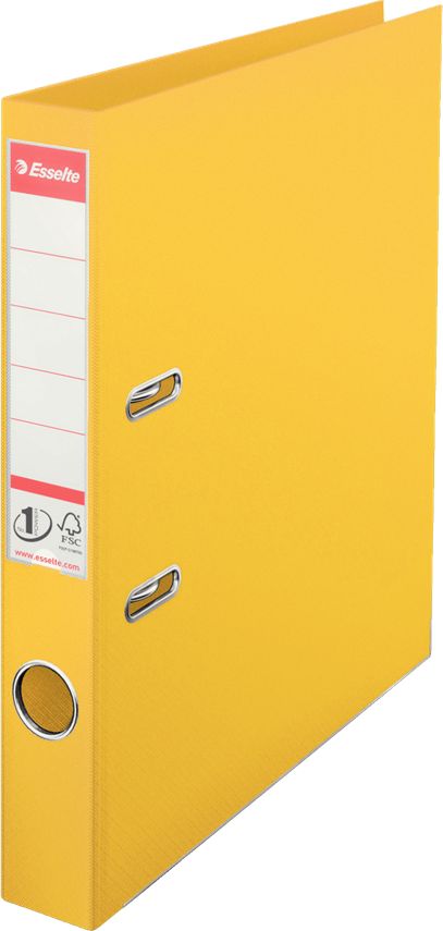 Segregator Esselte No.1 dźwigniowy A4 50mm żółty (811410)