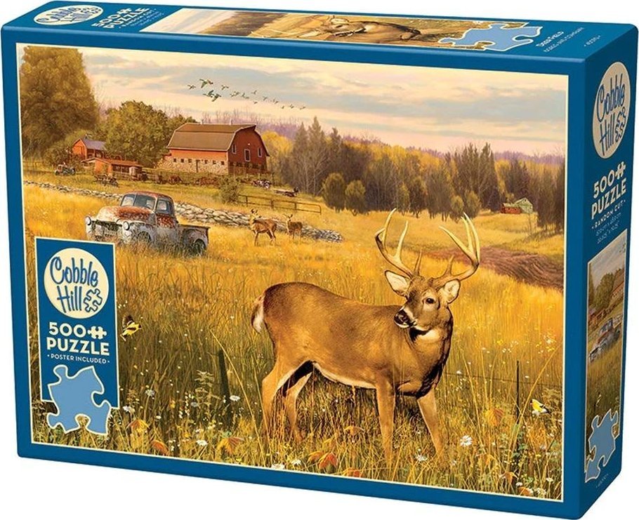Puzzle 500 Jeleń na polu G3