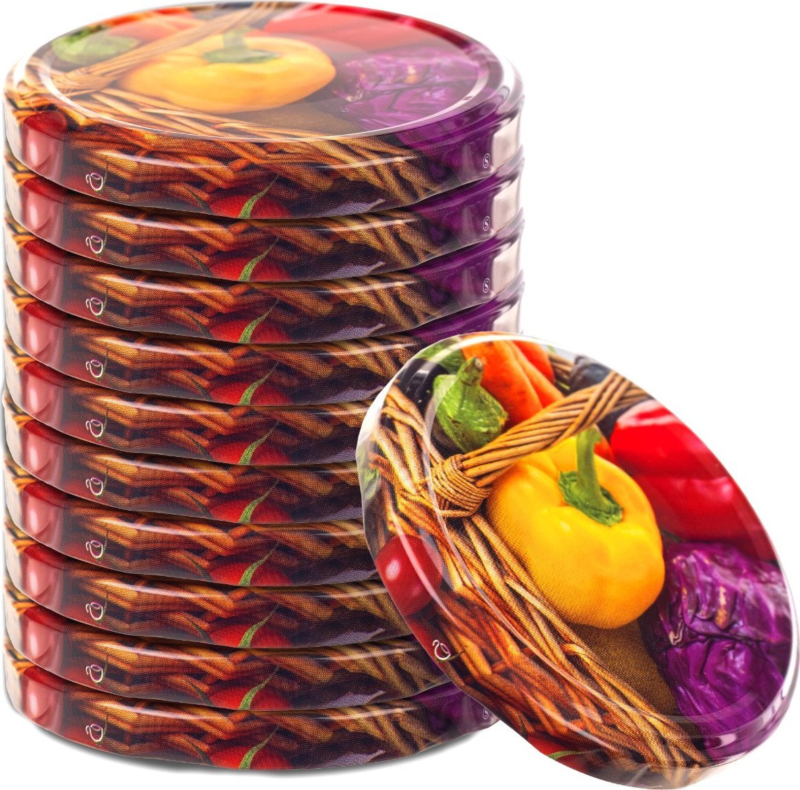 KADAX Zakrętki Do Słoików Wieczka Fi82 Nakrętki Na Słoiki Zakrętka Przetwory 10x