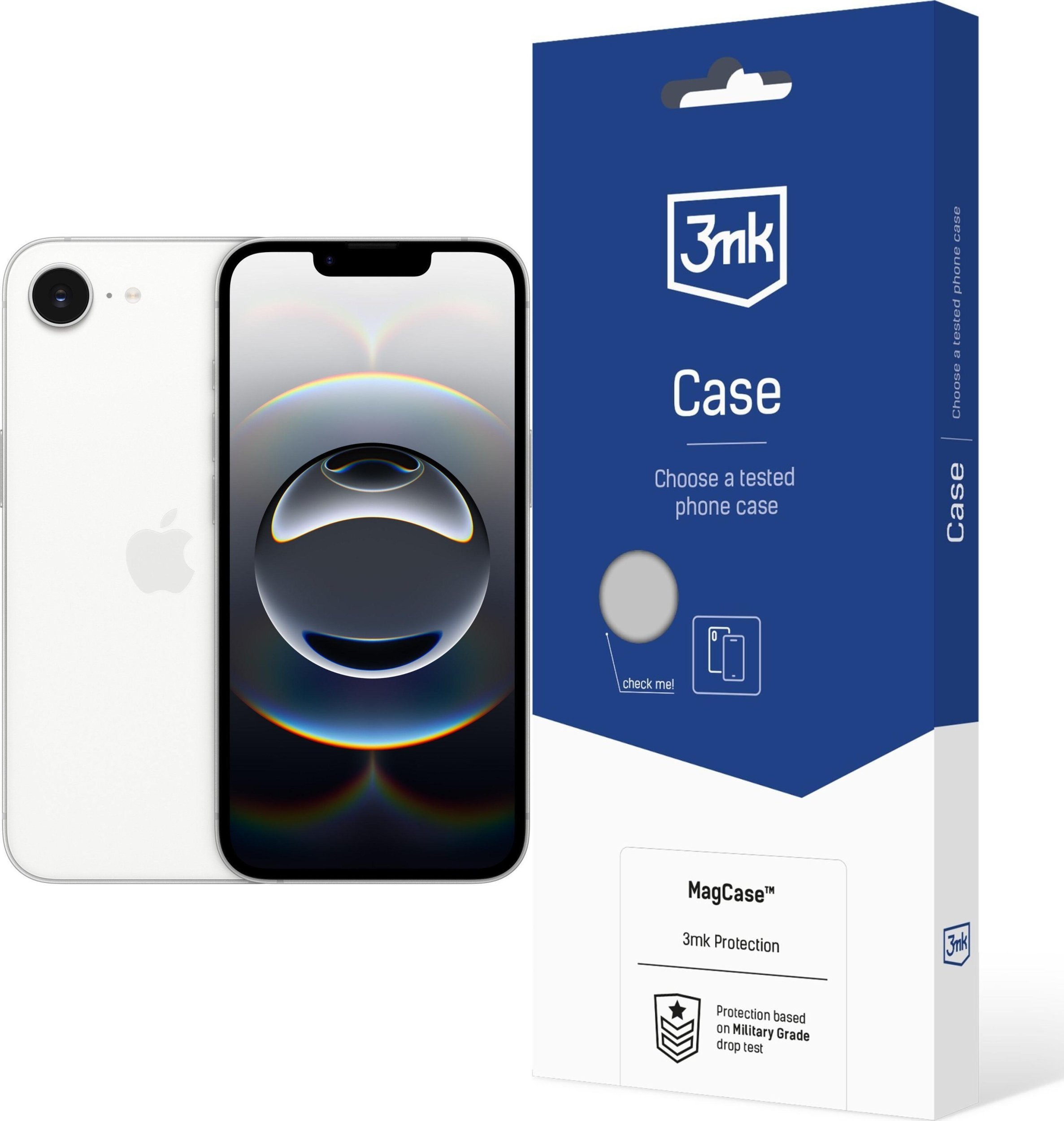 Smartfon Apple iPhone 16e 5G 8/256GB Biały (MD1W4) + Etui MagCase