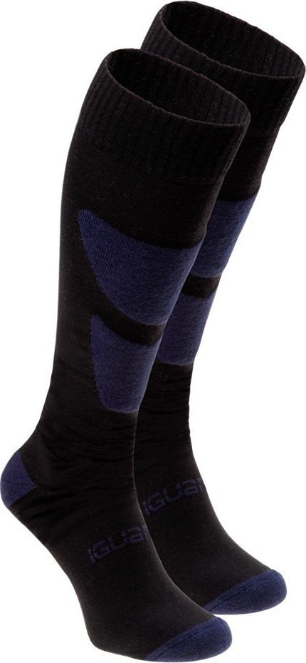 Iguana Skarpety narciarskie Iguana Predo unisex czarno-niebieskie rozmiar 39-42