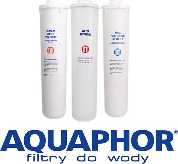 Aquaphor Zestaw wkładów do filtra Kryształ H filtrowanie i zmiękczanie wody