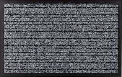 Dywany Łuszczów Wycieraczka DURA 2862 antypoślizgowa, zewnętrzna, wewnętrzna, na gumie - szary, 40x60 cm