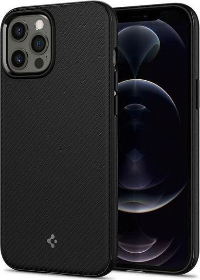 Spigen Spigen Mag Armor iPhone 12/12 Pro 6,1" czarny mat/matte black ACS01865