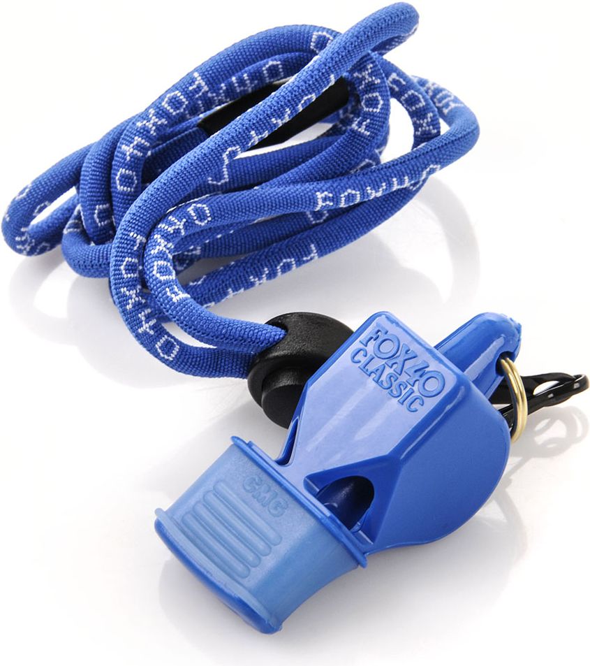 Fox40 Gwizdek ze sznurkiem Fox 40 Classic Cmg niebieski (38126)