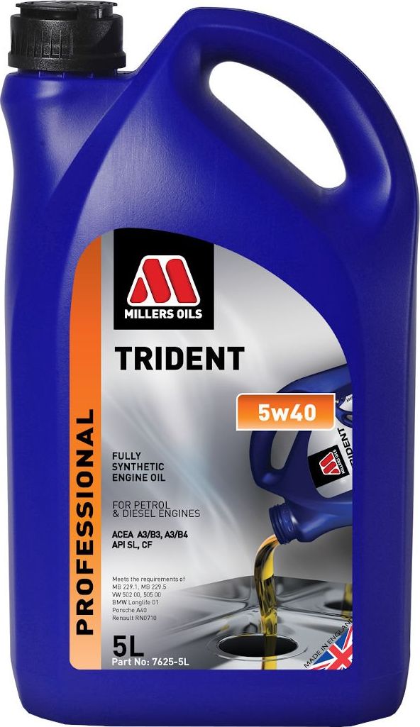 Millers Olej silnikowy Millers Oils TRIDENT 5W/40 5L uniwersalny