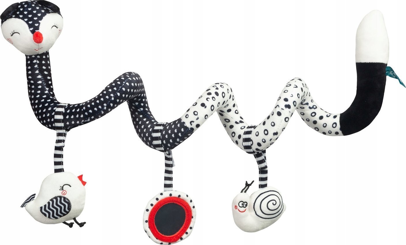 BLACK&WHITE SPRĘŻYNKA EDUKACYJNA LISEK