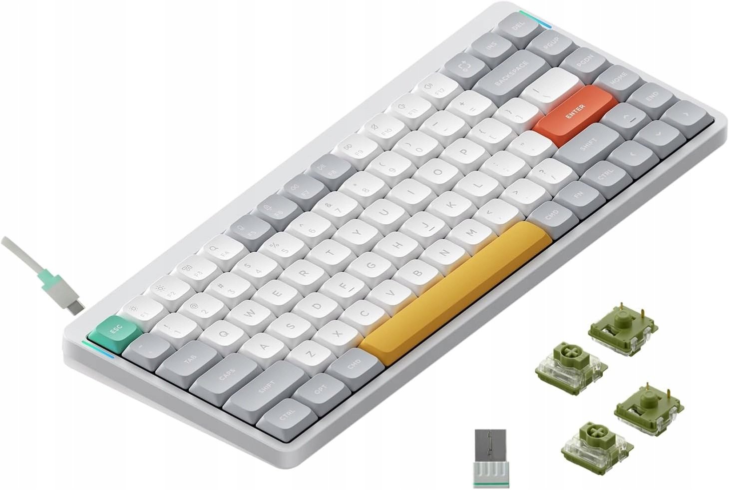 Klawiatura Nuphy Air75 V2 Moss