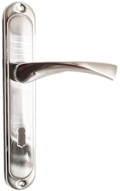 DOOR HANDLE A01-32 OUTDOOR 72MM/R MAT NI