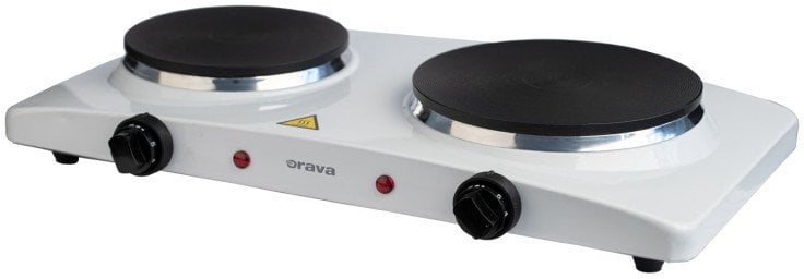 Kuchenka elektryczna podw�jna VP-91 W, 1500W, bia�a, Orava