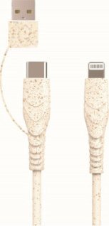 Kabel USB BIOnd USB-C - Lightning 1.2 m Biały (BIO* CT-IP)