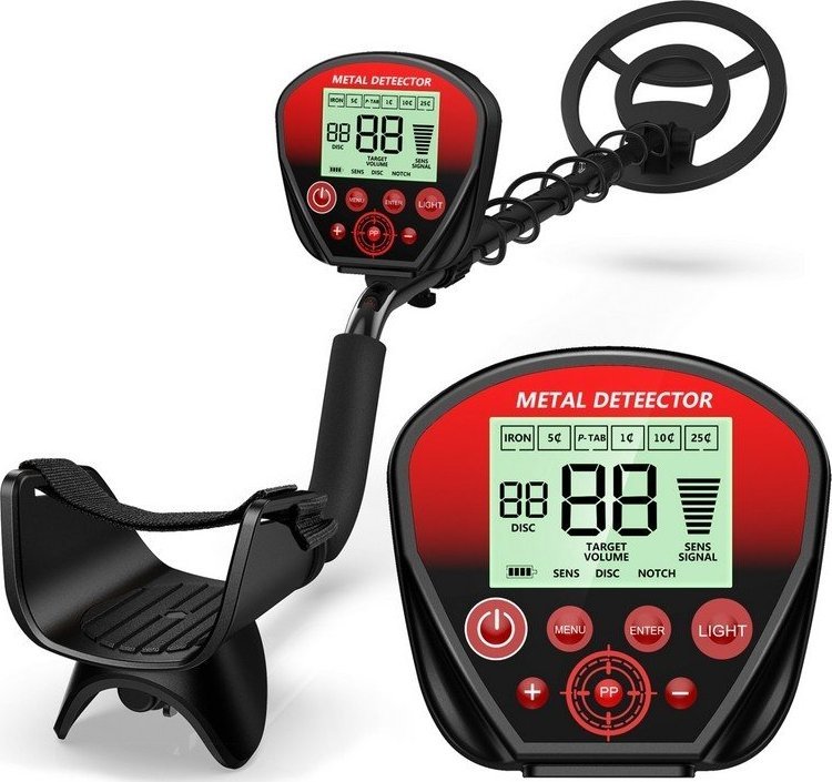 Metal Detector Wykrywacz metali, MD25 Detektor skarbów dla początkujących i zaawansowanych