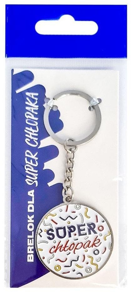Brelok dla chłopaka biały