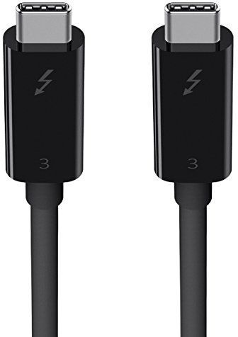 Kabel USB Belkin USB-C - USB-C 0.8 m Czarny (F2CD084BT0.5MBK)