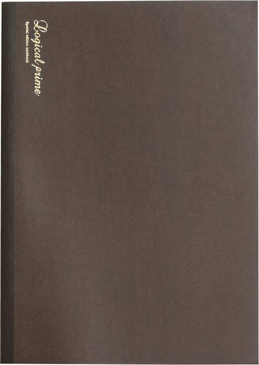 Notatnik A4 12x15cm Logical Prime PT brązowy