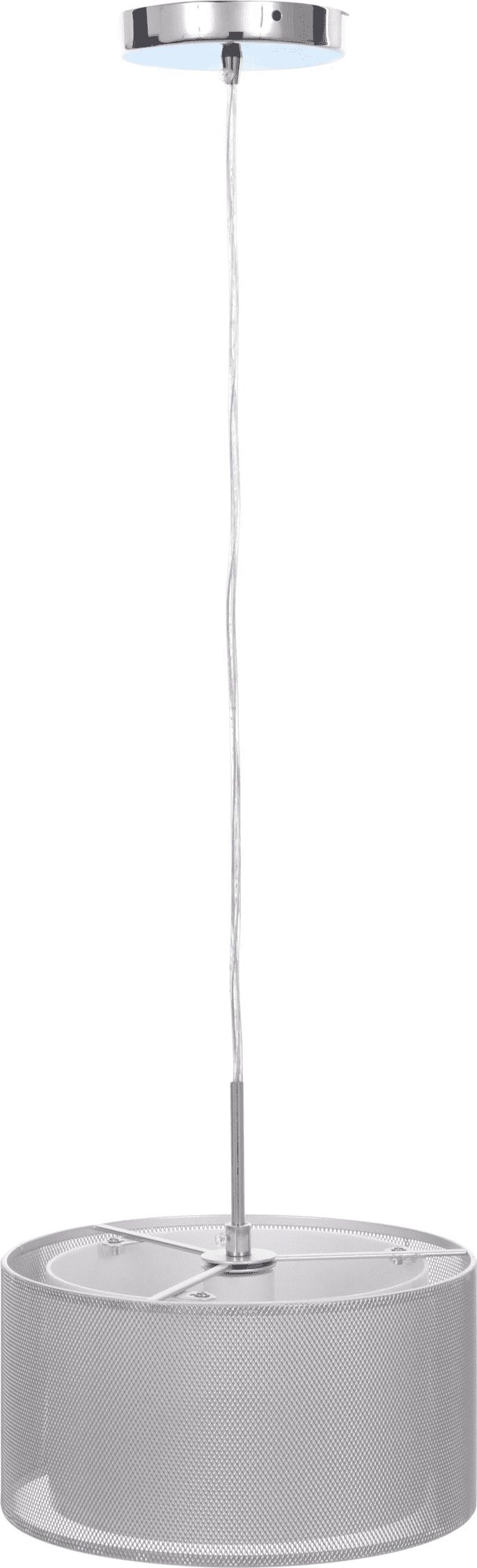 Lampa wisząca KAJA OŚWIETLENIE Lampa sufitowa wisząca EBRO-1 silver zwis I E27 2x40W Vitalux