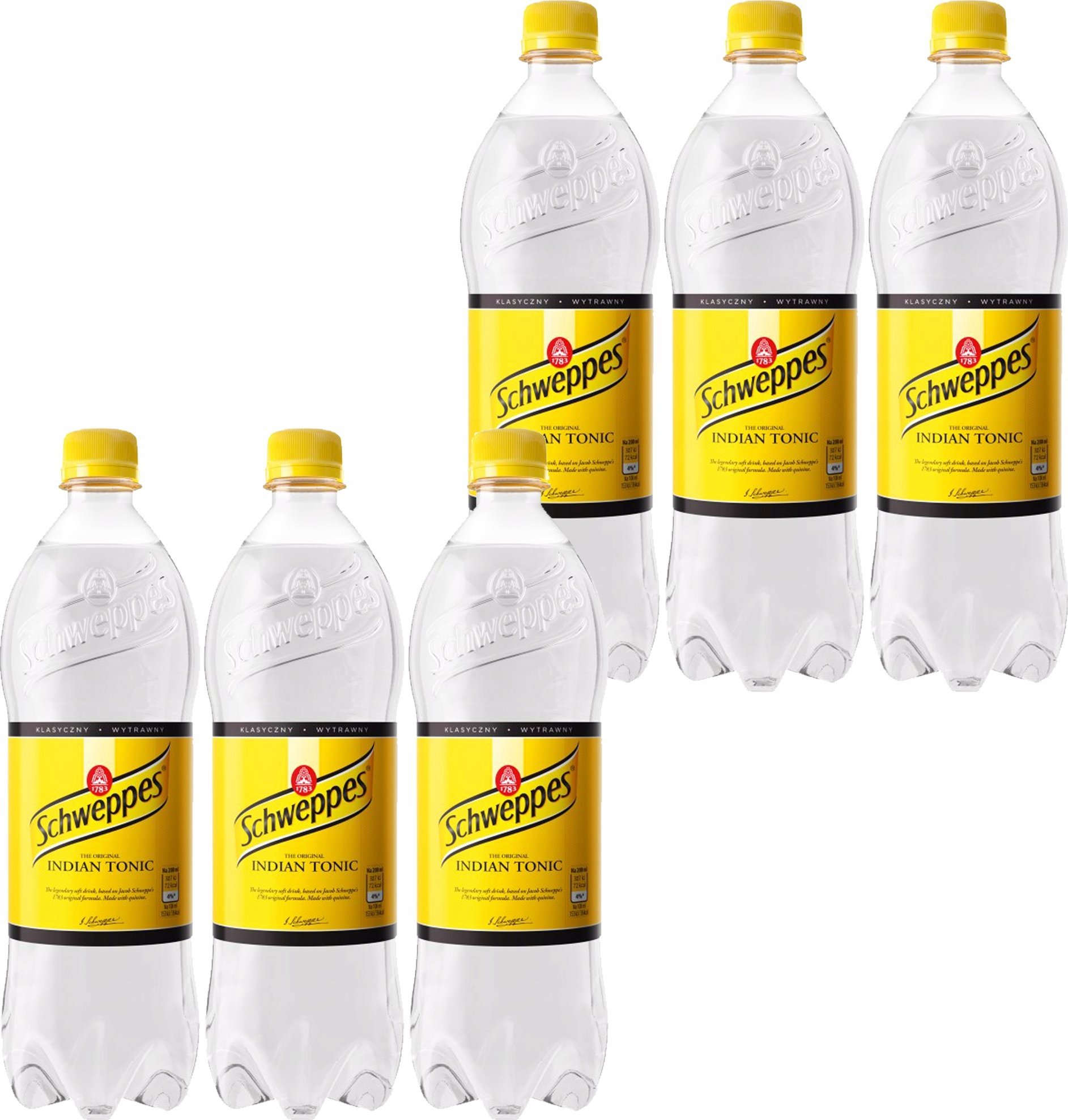 Schweppes Schweppes Indian Tonic Napój gazowany 0,85 l x 6 sztuk