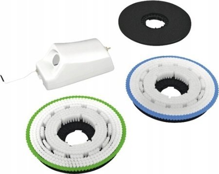 Menzer Zestaw polerski i do sprzątania do MENZER ESM 406 - zbiornik, szczotka twarda, miękka, talerz do padów - kart. 4 i 5