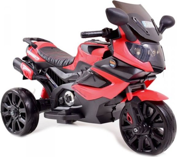 Super-Toys MOTOR ŚCIGACZ POWER - MIĘKKIE KOŁA, MIĘKKIE SIEDZENIE/LQ168A