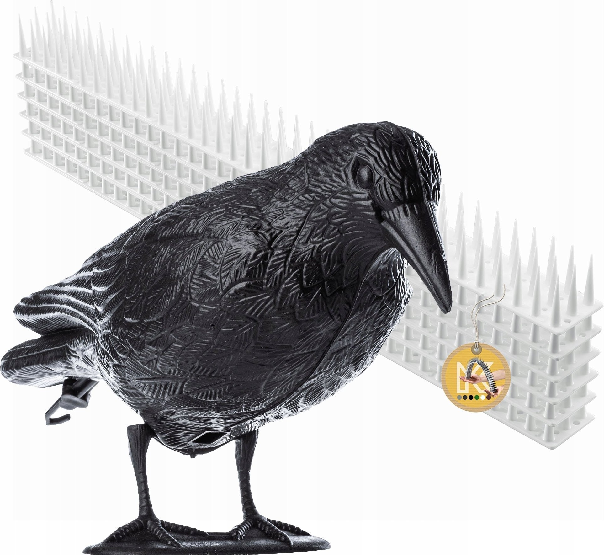 Kadax KADAX Kruk Odstraszacz Ptaków +Kolce Na Ptaki 6szt