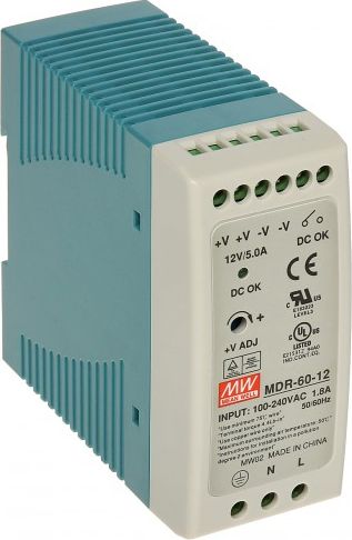 ZASILACZ IMPULSOWY MDR-60-12