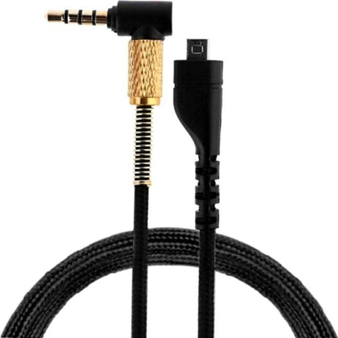 Kabel USB Hertz USB-C - mini Jack 3.5 mm 2 m Czarny (AK293D)