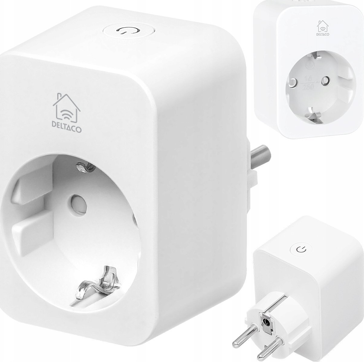 Deltaco Deltaco Smart Home Stecker Verbrauchsmonitor 16A weiß