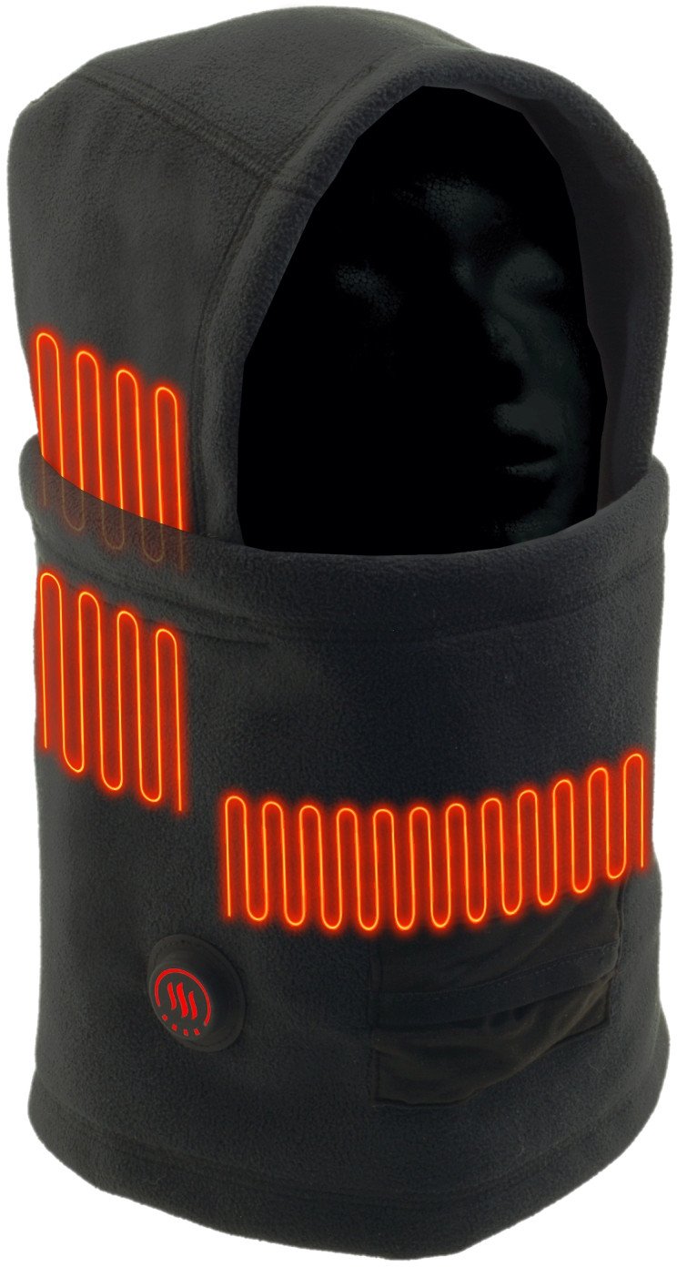 Glovii Ogrzewany kaptur czarny r. uniwersalny