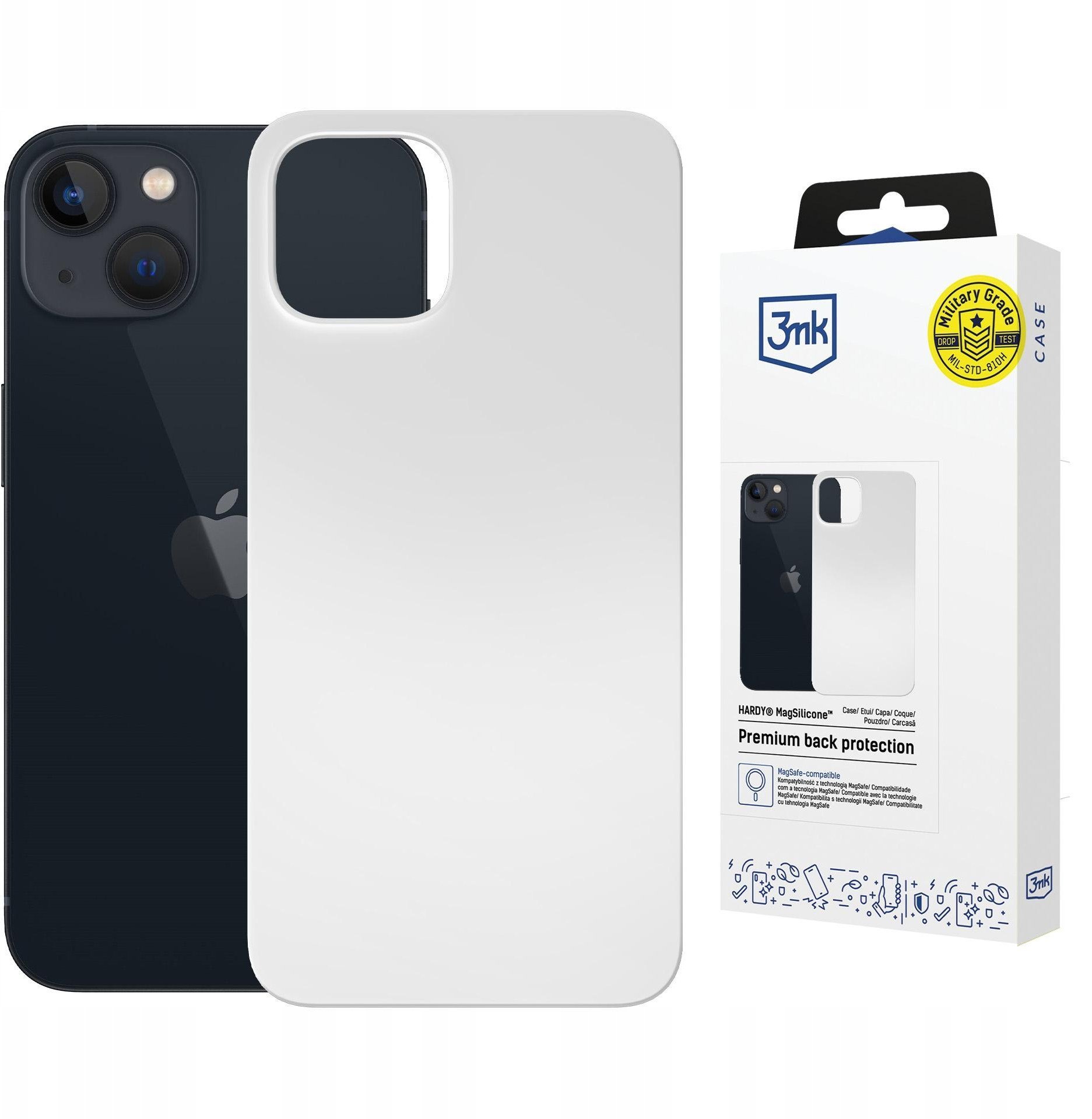 Etui 3MK Hardy MagSilicone do Apple iPhone 14 Plus biały