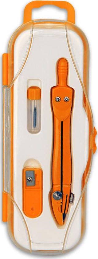 Penmate Cyrkiel szkolny PC-101 + grafit 2mm pomarańczowy