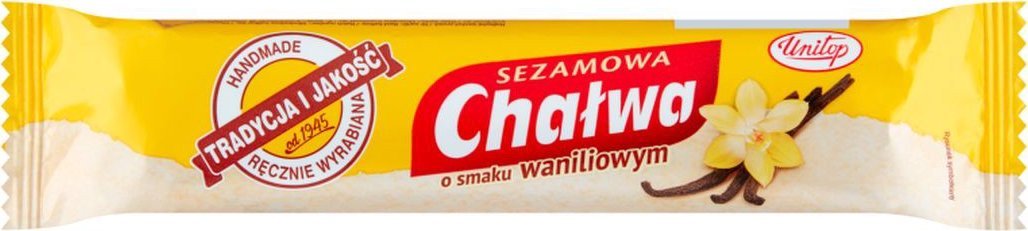 Optima Unitop Chałwa sezamowa o smaku waniliowym 100 g