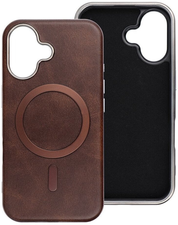 Futerał GENTLEMAN MAG COVER kompatybilny z MagSafe do IPHONE 17 PRO MAX brązowy