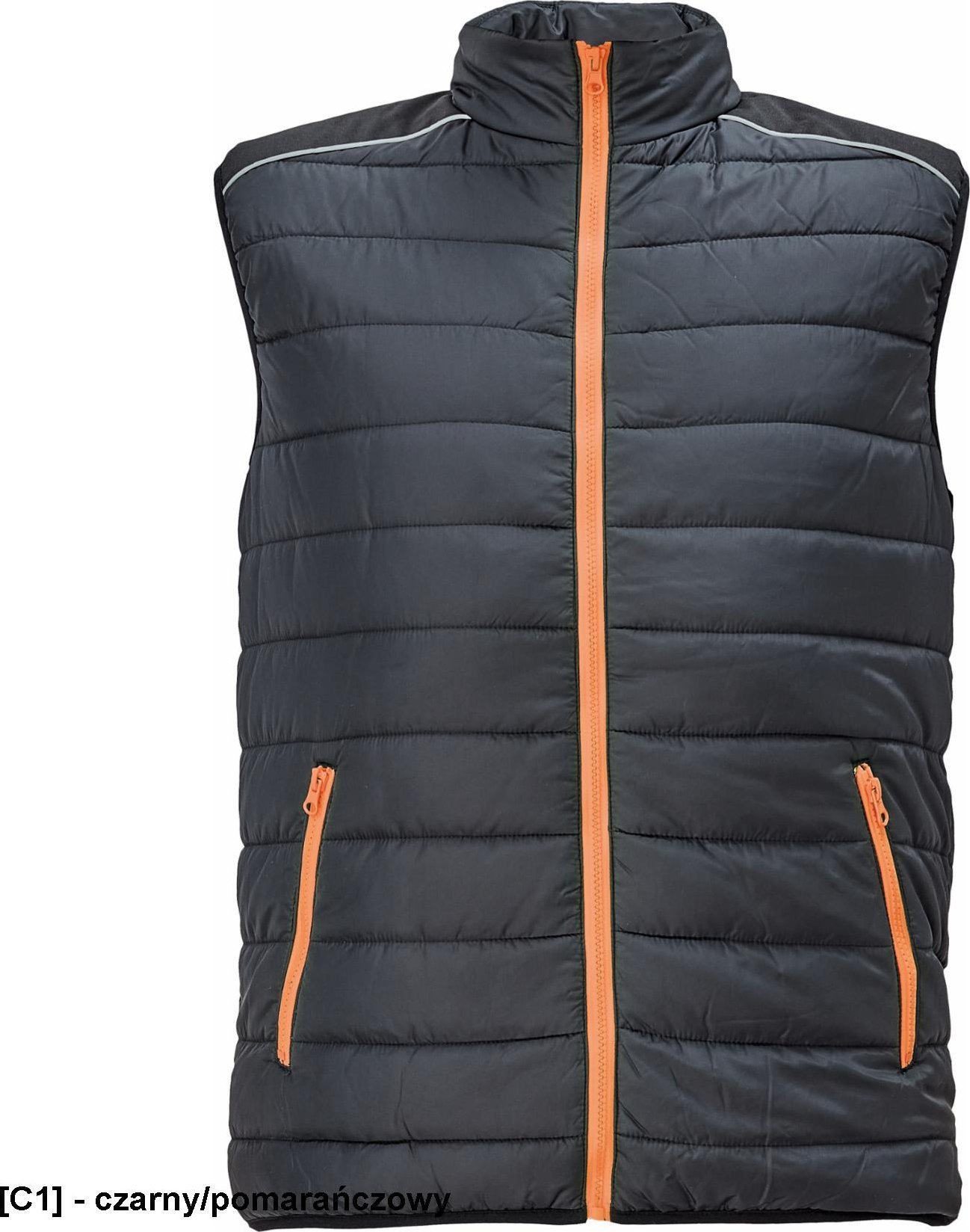 CERVA MAX VIVO LIGHT - kamizelka - czarny/pomarańczowy 3XL