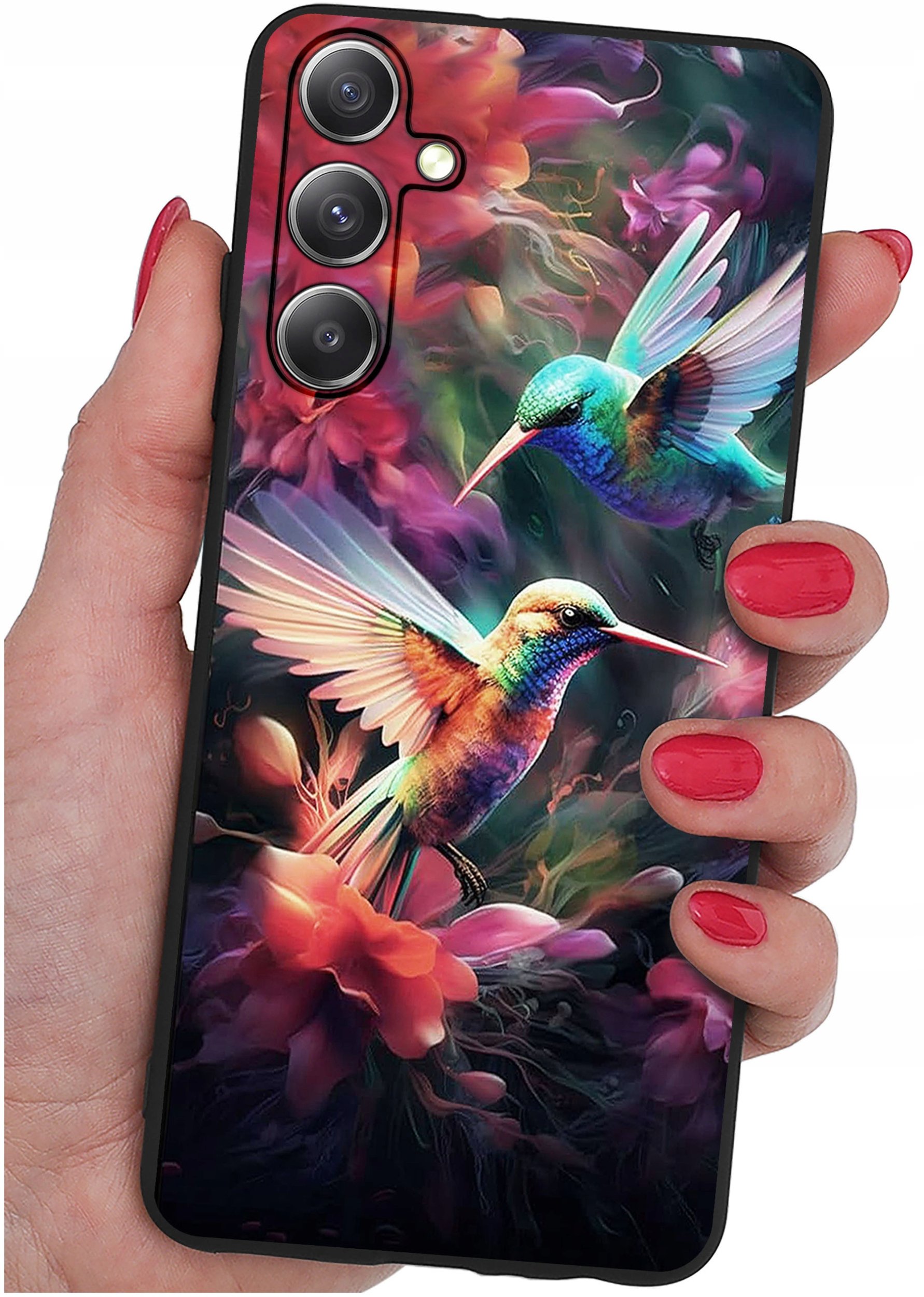 ETUI do Samsung S25+ Plus | WZORY | SILIKONOWE MATT CASE + SZKŁO 9H