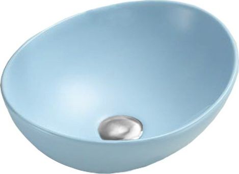 Umywalka Mexen Mexen Elza umywalka nablatowa 40 x 33 cm niebieska mat - 21014049