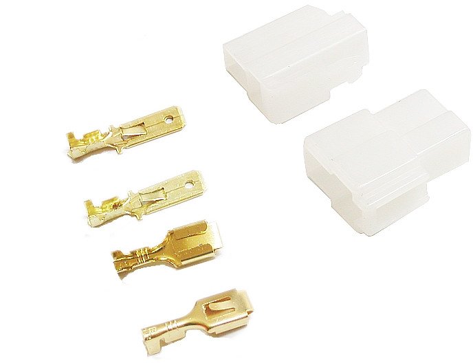 Złącze męskie i żeńskie uniwersalne 2-krotne w obu