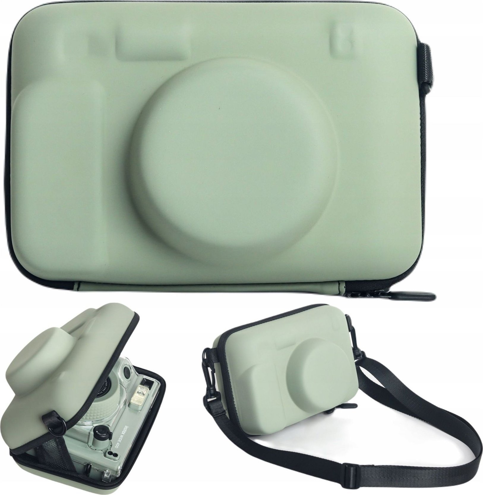 Futerał Etui Pokrowiec Hard Case Osłona Do Fuji Fujifilm Instax Wide 400 / Zielony