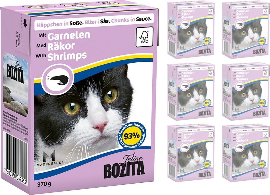 Bozita BOZITA Cat Krewetki W Sosie 6 x 370g