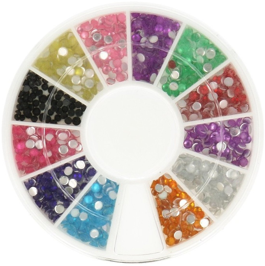 Sunone Karuzela Z Kolorowymi Cyrkoniami Do Zdobienia Paznokci