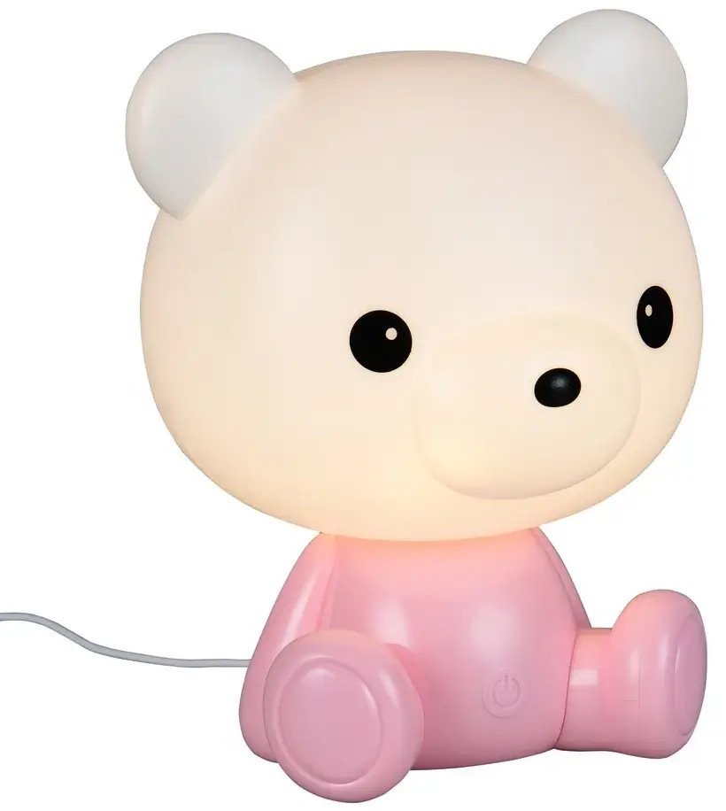 Dziecięca lampka nocna CUTIE R57991193 LED 0,3W 3000K miś różowy