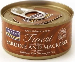 Fish4Cats Finest Sardynka z Makrelą 70g