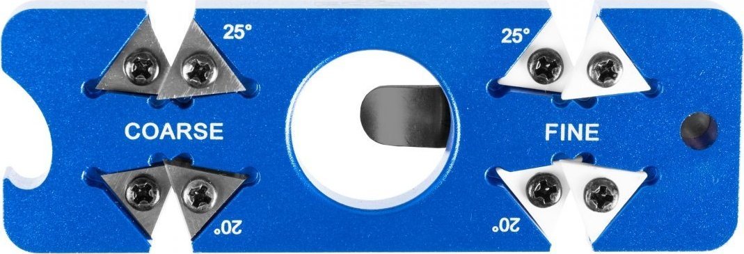 The Edge Ostrzałka do noży THE EDGE edcSHARP niebieska