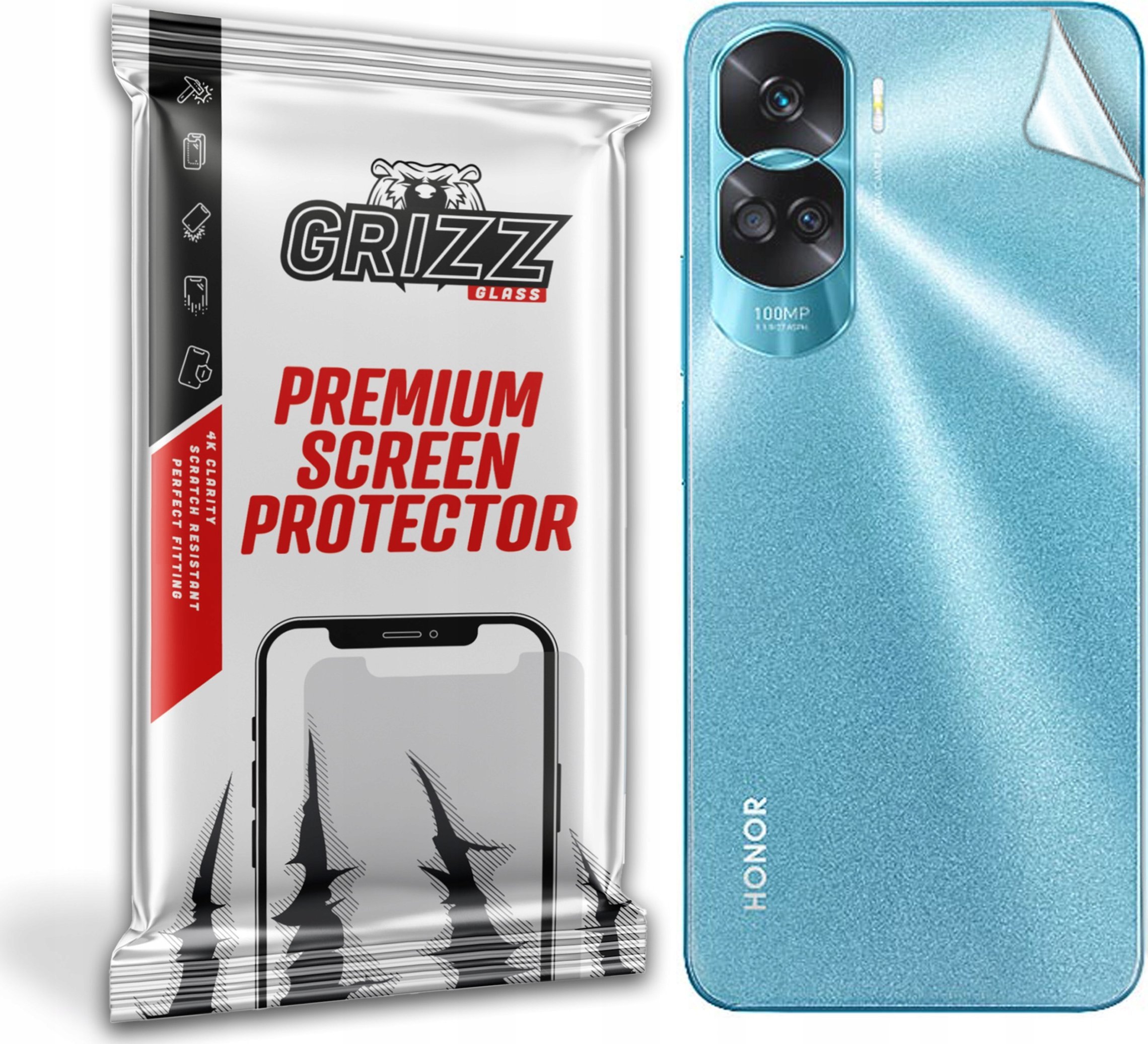 GrizzGlass Folia na tył GrizzGlass SatinSkin do Honor 90 Lite