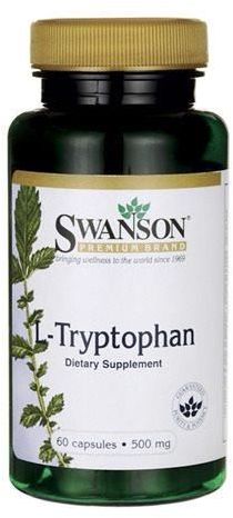 Swanson L-Tryptophan 500mg 60 kapsułek