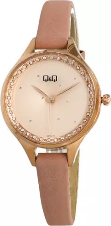 Zegarek QQ Zegarek damski QQ QB73-102 beżowy