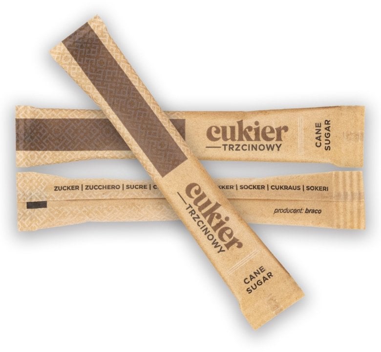 Cukier trzcinowy w paluszkach - 1000x5g