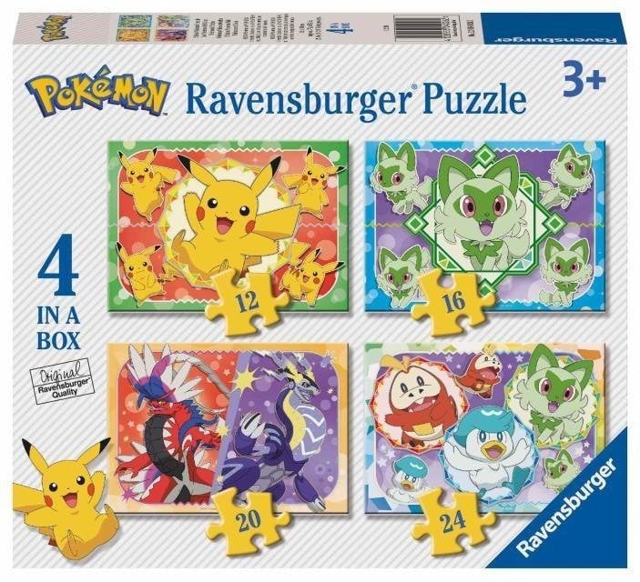 Ravensburger Puzzle 4w1 Pokemon