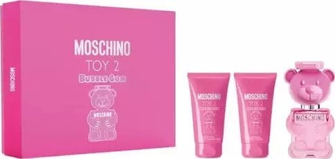 SET MOSCHINO Toy 2 Bubble Gum EDT spray 50ml + BODY LOTION 50ml + SHOWER GEL 50ml