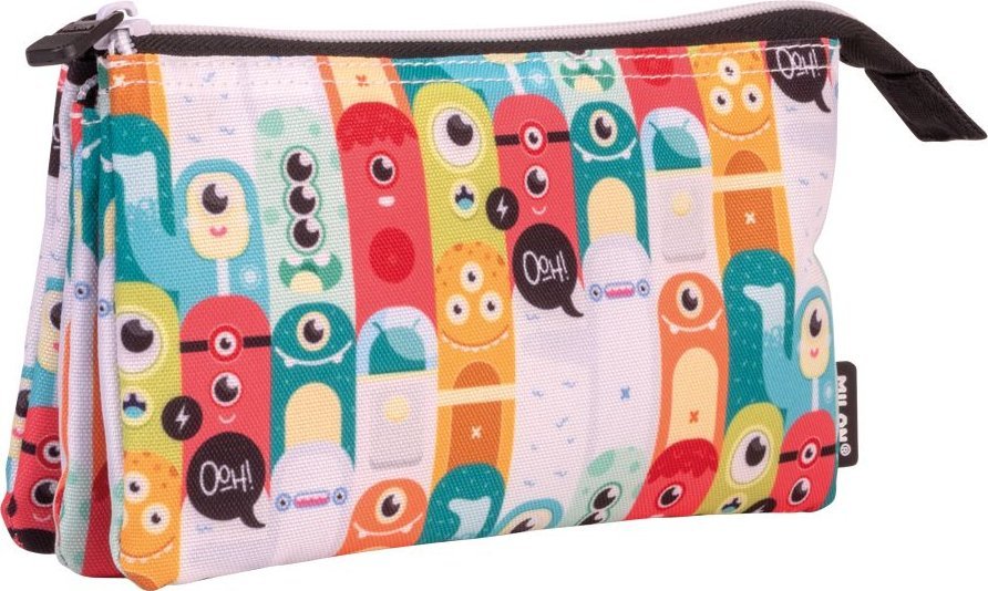 Piórnik Milan Piórnik 5 komorowy Aliens wielokolorowy MILAN