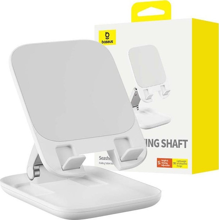 Stojak Baseus Składany stojak na tablet Baseus Seashell (biały)